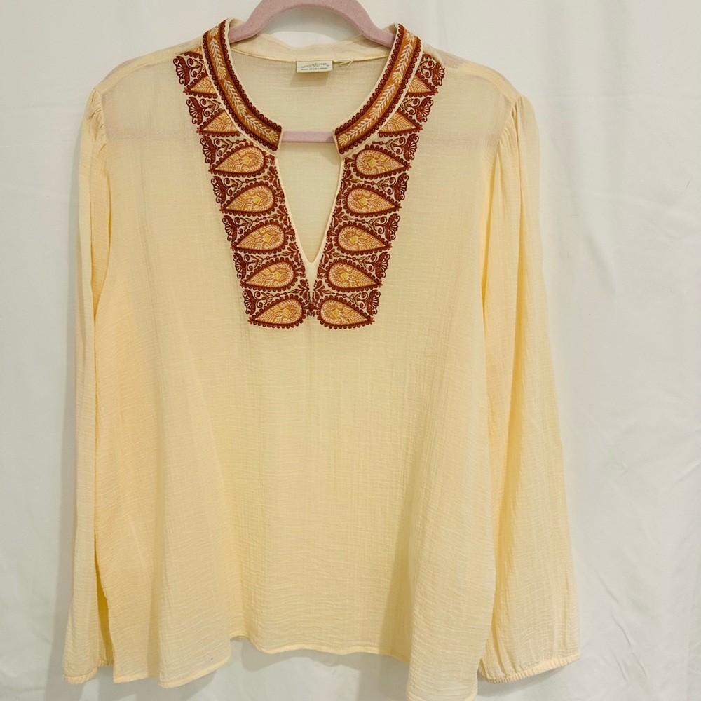 Spartina gauze blouse